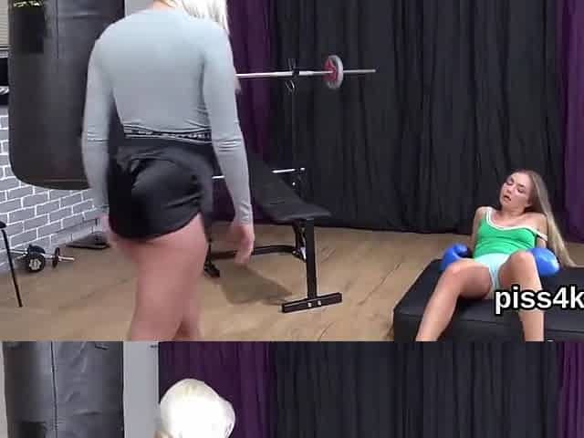 Sensual Lesbian Sweeties Get Splashed With Piss And Squirt Wet Pussies