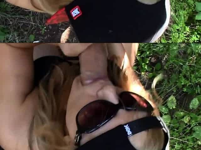 Amateur Blonde Blowjob CIM