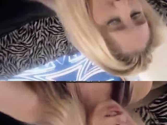 Blonde Solo Webcam Show with Dildo Squirting