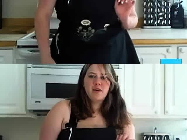 Big-Titted BBW Amateur's Solo Kitchen Cam Show