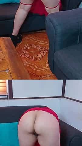 Big Ass Stepmom Excites Her Big Ass and Pussy - Look at Me Love, I Want You to Fuck Me