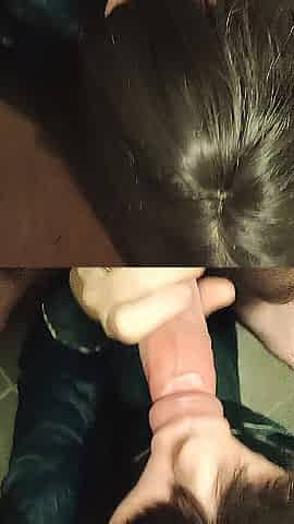 Oral-sex in my silk pyjamas