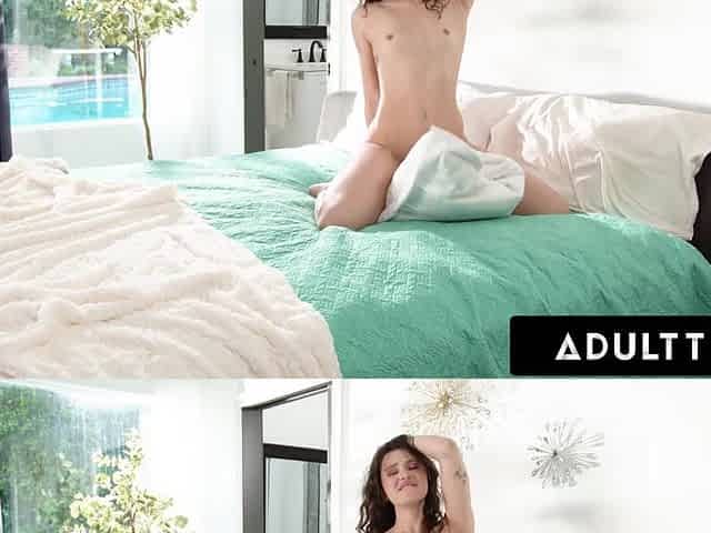ADULT TIME - Liz Jordan CAUGHT Humping Her Roomie Hazel Moore s Pillow Sits On Her Face Instead