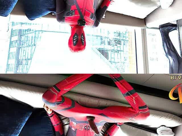 Thick Lady-Venom Rides Deadpools BBC (Spiderman Cosplay)