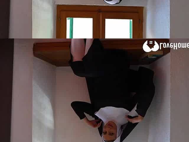 Nun in underware knows how to joy me