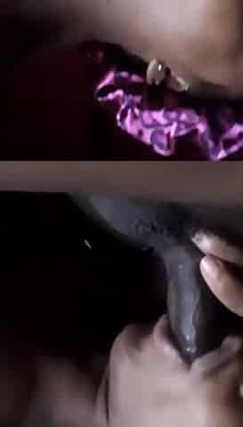 Black ebony hottie fellatio bbc sloppy