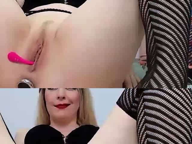 Sexy hottie Anetta Keys enjoys a solo toy masturbation