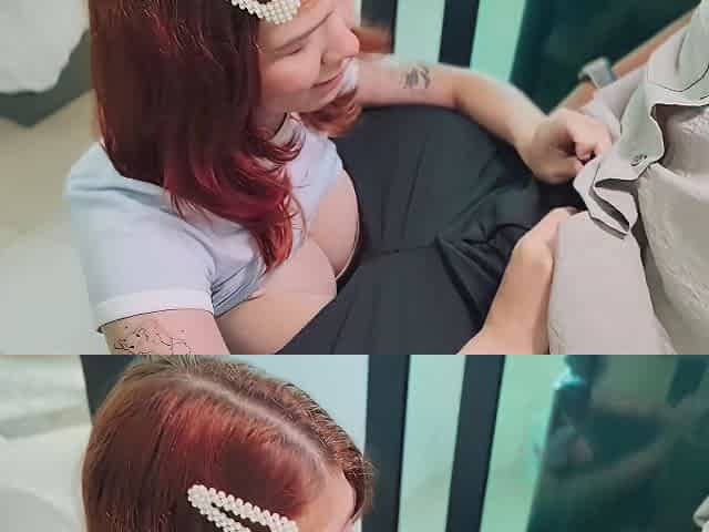 Busty Redhead Teen Fucks The Fake Boss