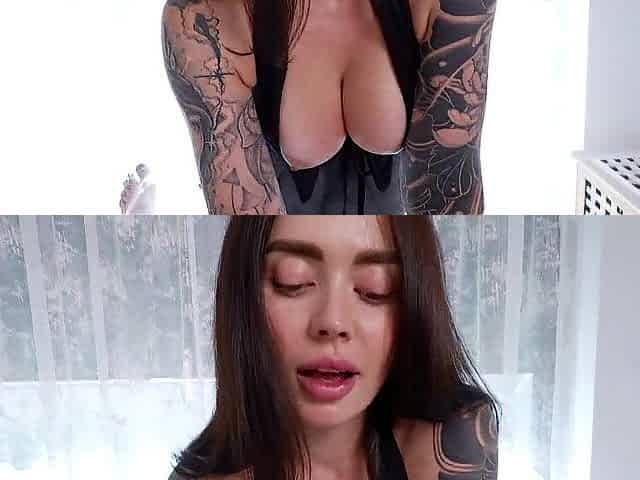 Moaning in doggy while he pumps me full of cum