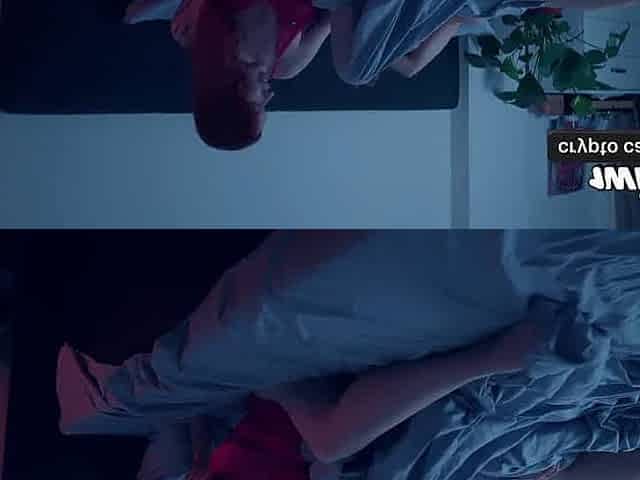 Sexy MILF in lingerie takes step son's bed for hot, steamy sex.