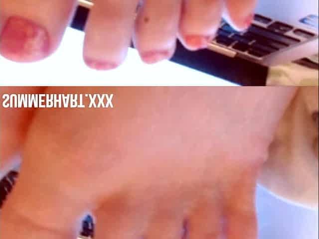 Cute Feet Amateur Summer Hart Wrinkly Soles