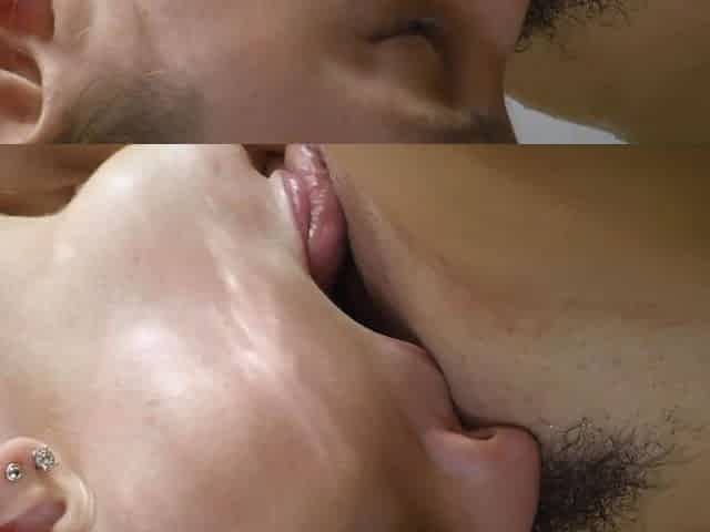 Horny babes enjoy cunnilingus and rimming in the bath