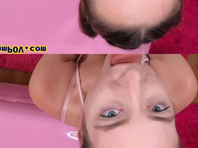 Smalltitted stepdaughter drilled by dad