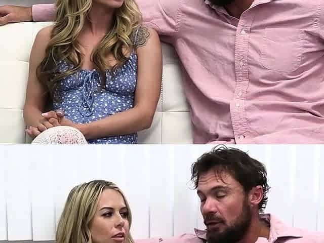 Perv Therapy - Hot Blonde Doctor Suggests Threesome Fuck