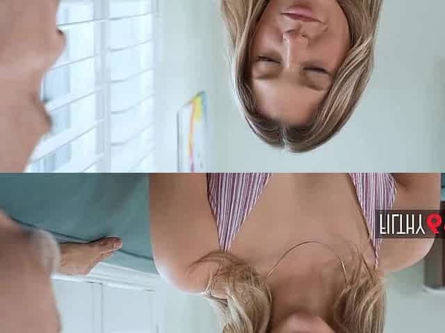 Slutty stepdaughter takes stepdad's knob unfathomable in her vagina