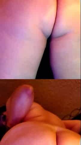 Oiled Ass Shaking with Slow Motion Strobe Lights Ripple