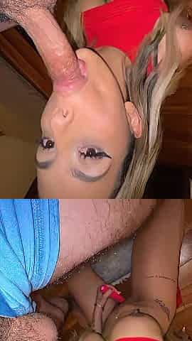 Joy on the one and the other ends, a penis up top, the vibe down low