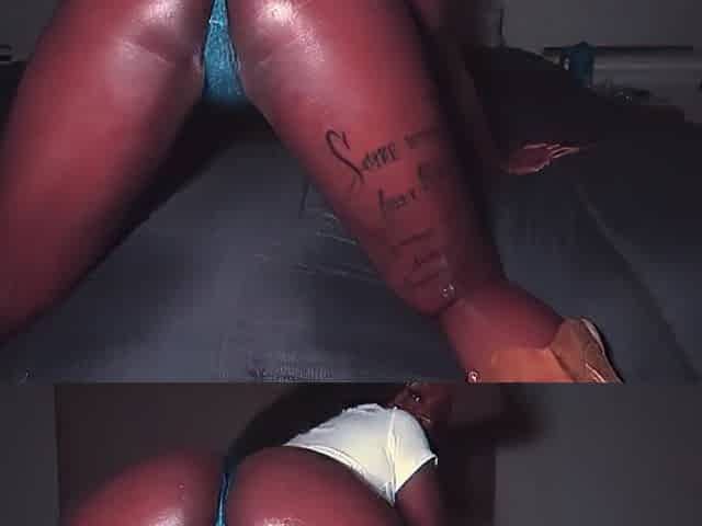 Banging black cowgirl