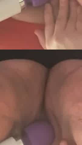 Bbwbootyful pushing electric wand on my fat pussy
