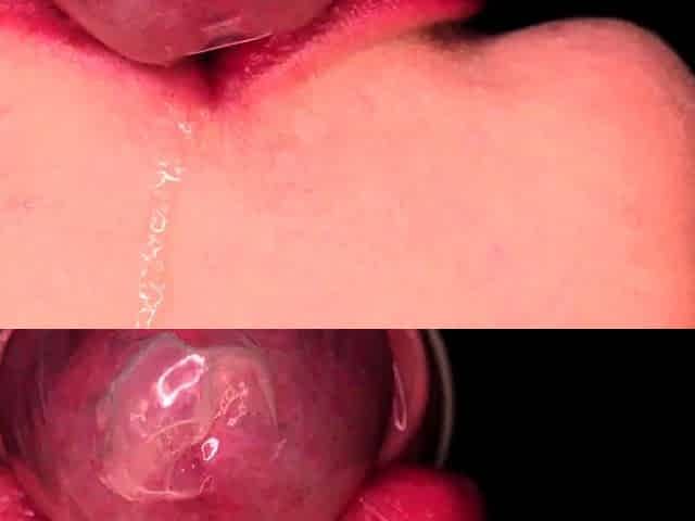 CLOSE UP: HORNY CONDOM BLOWJOB! She REMOVED the CONDOM and