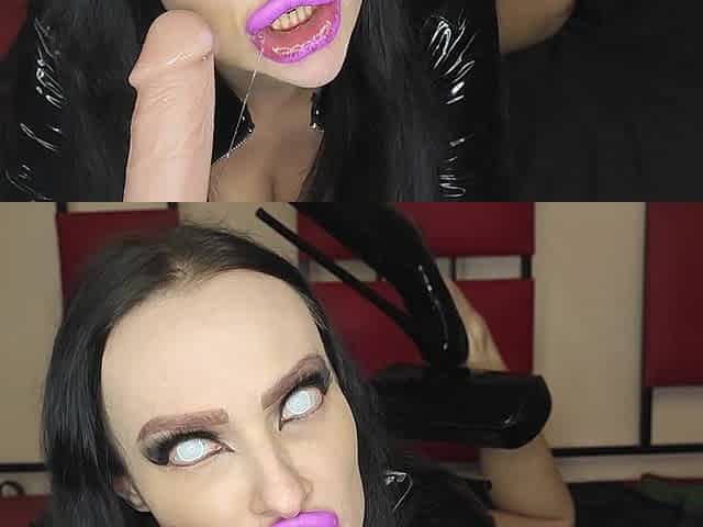 Hungry Zombie Gothic Witch Bites Your Dick POV