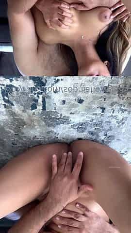 Russian blonde amateur fingering herself on live webcam