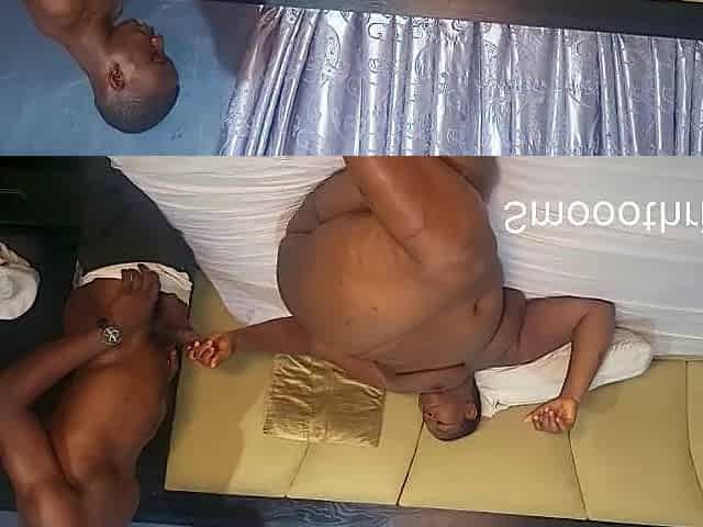 Bulky Black Headmistress Bangs Slender ebony guy