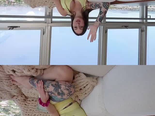 Lewd alternative roommate needed her snatch filled after a bad date - Bella Blu & Lev Lieben