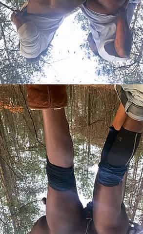 Amateur BJ and fuck outdoors