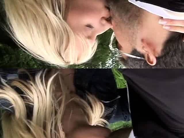 Blonde blowjob adoring skank facialized after hardcore fun