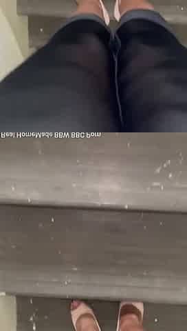 Walking Around Desperate for Pee Pissing on My Pants