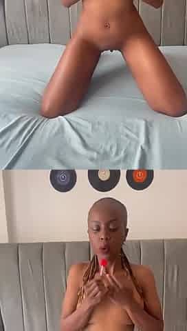Masturbating with Lollipop to a Full Orgasm