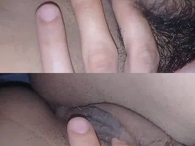 little wife masturbating in fellatio