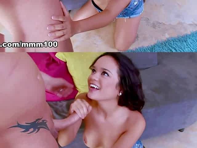 Big cock for a pretty asian teen - MMM100