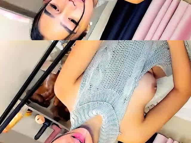 Close up teen masturbation