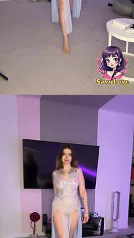 Sexy cutie dame plays with BoycronyDancing sexy, thick boobies horny.