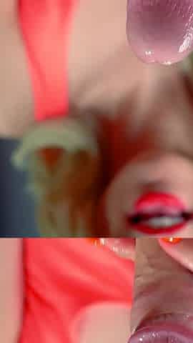 Cock Therapy for My Man - Sensual Handjob Ended with Hot Blowjob and Cum on My Tongue