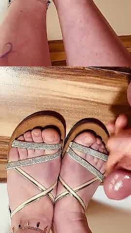 charming feet in sandals