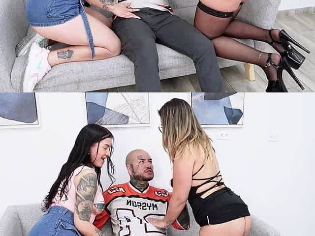 I Have a Threesome with My Boyfriend and My Best Friend as a Birthday Surprise to Fulfill Their Fantasies