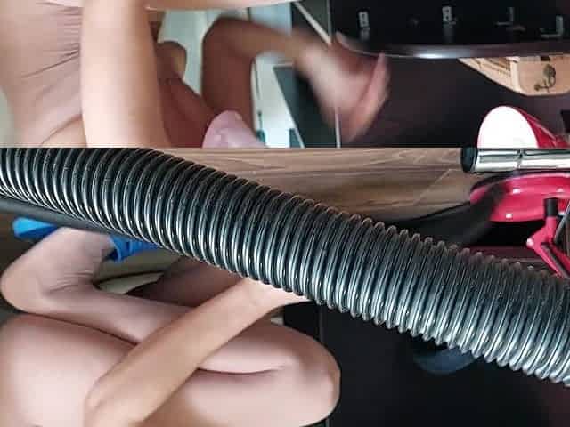 Sexy Housewife, Hairy Pussy, Big Ass, Vacuuming the House Naked. Hairy Latina Big Nipples.