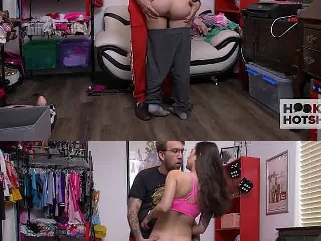 BTS - Small Screw Doll Jasmine Wilde Hooks Up With Bryan Gozzling!