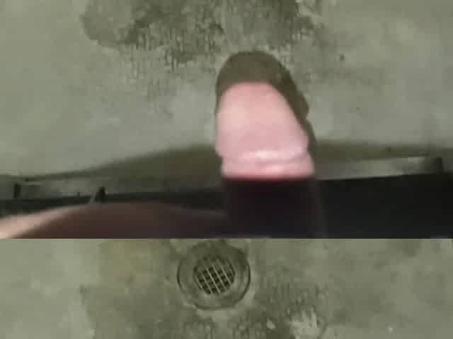 Mama let me pee in shower at an abandon cabin in the woods