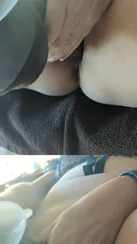 Mature Wife Fucks herself with a huge black dildo