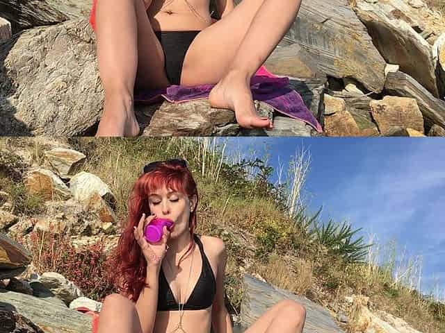 Masturbation on the Beach