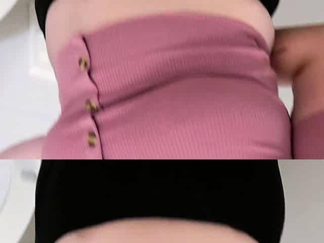 German chubby amateur Teen fucked on Toilet