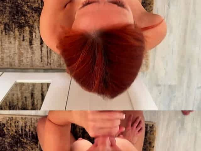 Deepthroat Face Fuck with Balls & Spit - Massive Load Pours