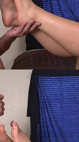 Raina Strokes off Big Cock with Her Sexy Feet
