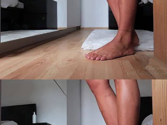 I Came All Over Her Feet!