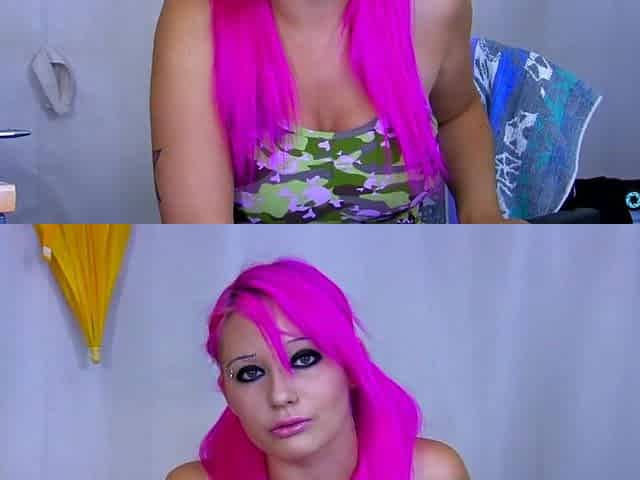 Interview leads to the pink haired hottie getting banged out of lenience by a chap
