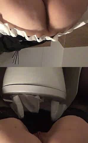 I Just Love the Way My Ass Looks From Under the Skirt